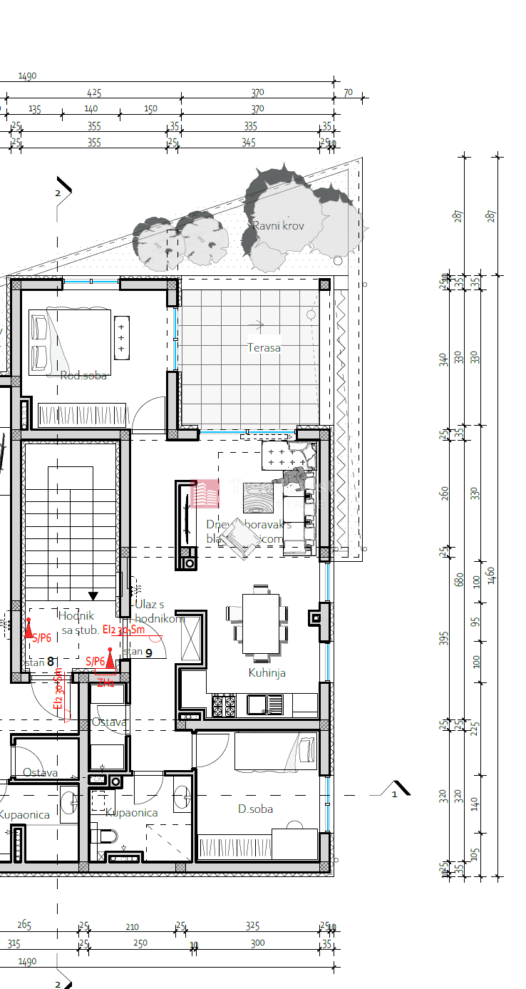 Appartamento Naselje Zrinski-Frankopana, Slavonski Brod, 68,29m2