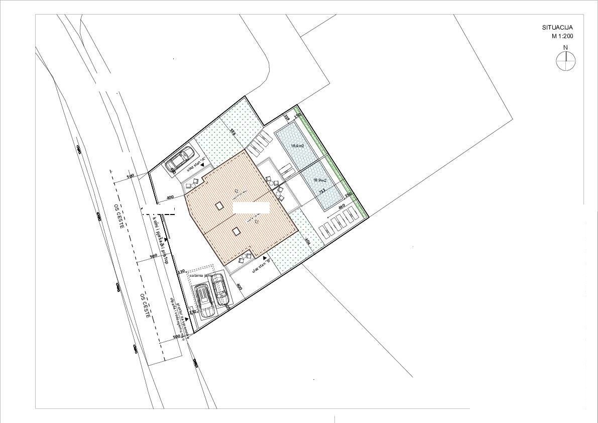 Casa duplex con piscina vicino a Buie