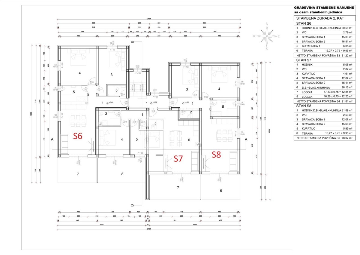 Appartamento al 2° piano con vista sul mare a Cittanova