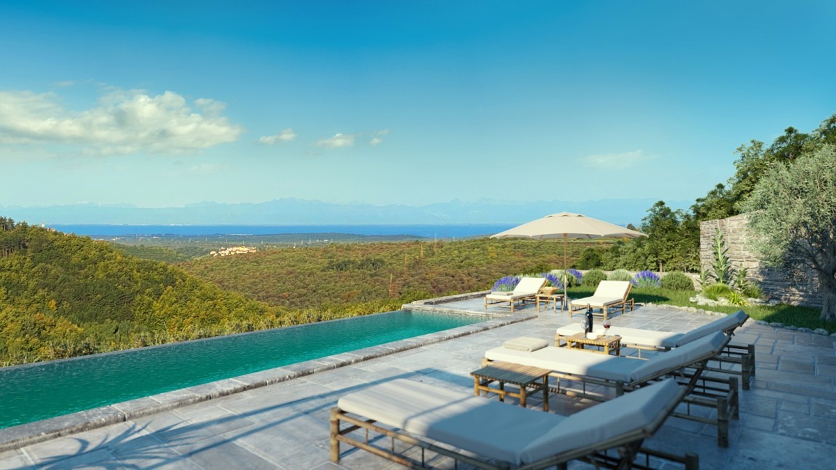 Terreno edificabile con vista mare vicino a Grisignana
