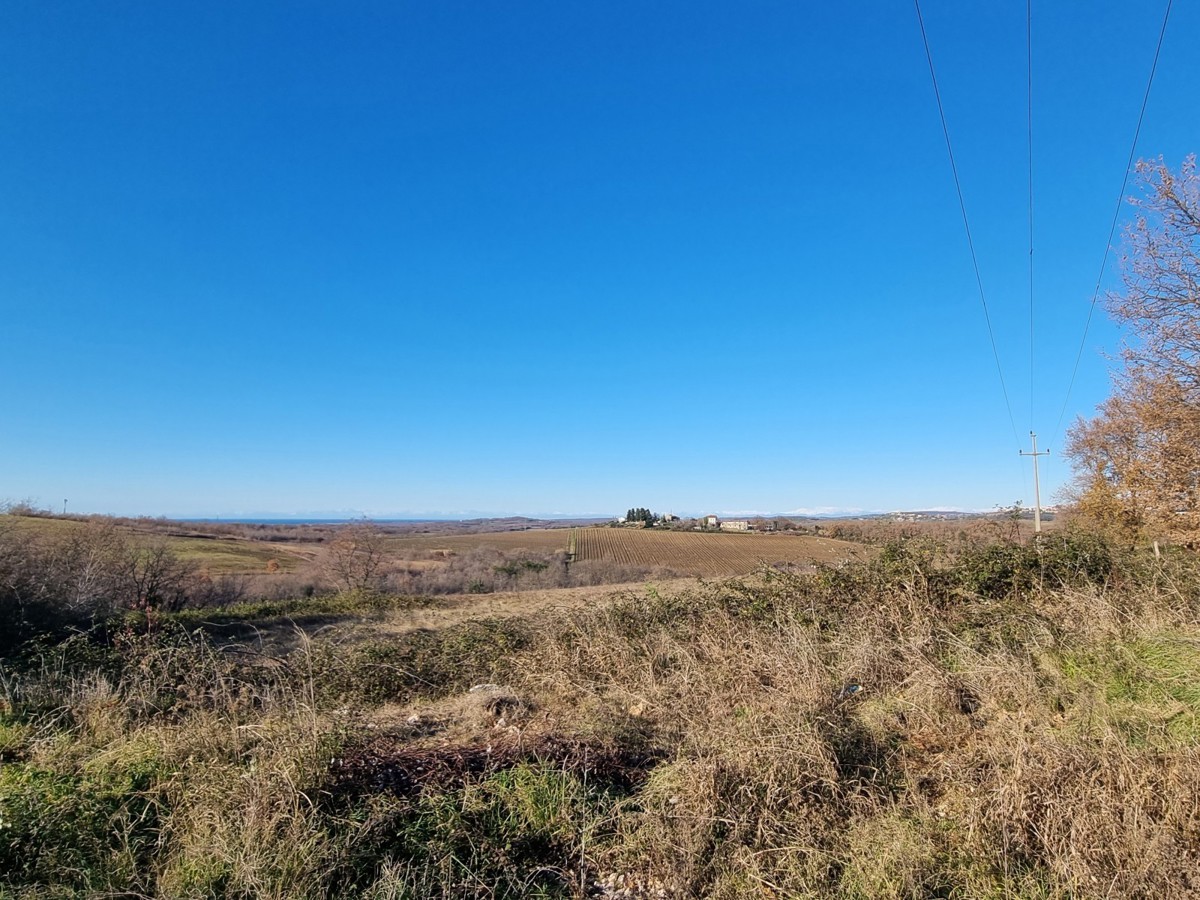 Terreno edificabile con vista mare vicino a Verteneglio