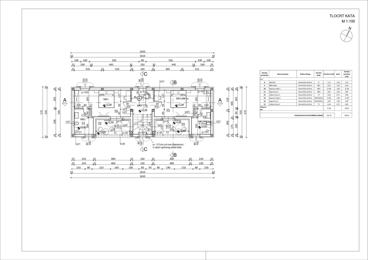 Casa in fase di costruzione non ultimata vicino a Buie