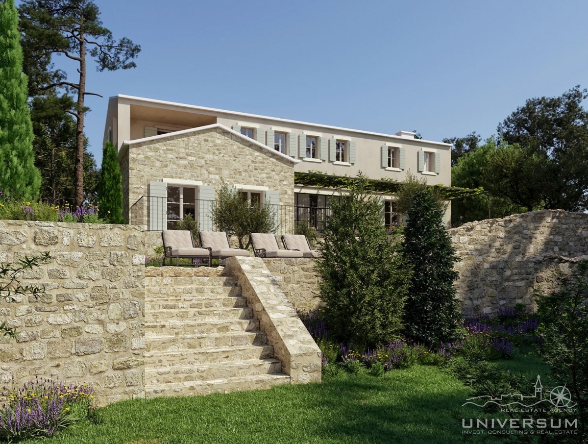 Bella villa immersa nel verde e vista mare vicino a Novigrad