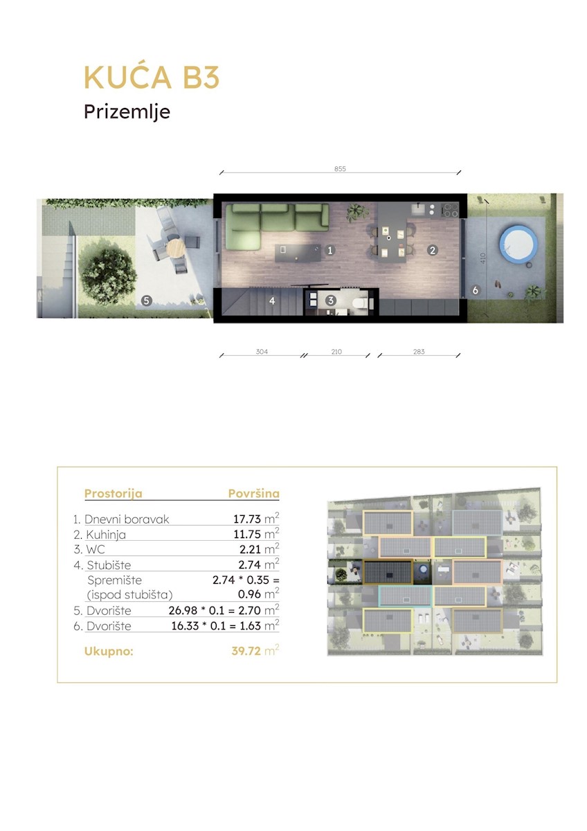 Case dal design elegante vicino alle spiagge ben tenute e a Parenzo.