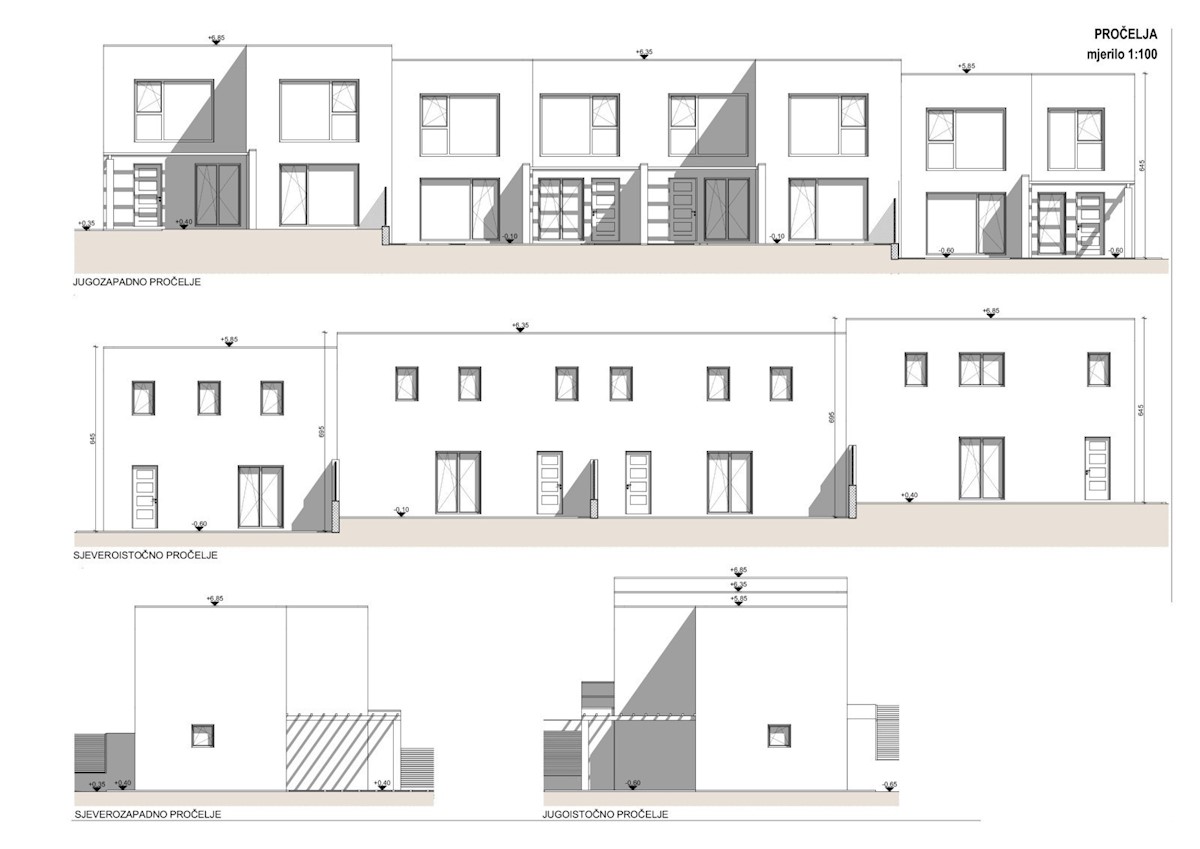 Casa a schiera in costruzione a Cittanova