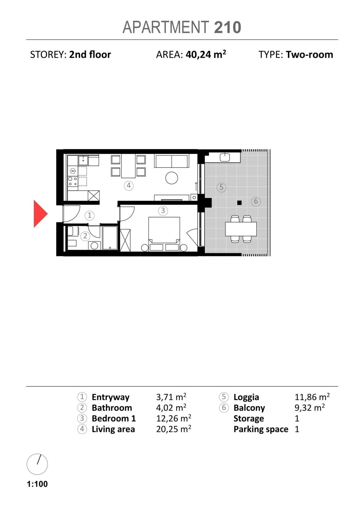 Appartamento con 1 camera da letto al 2° piano di un edificio di alta qualità con ascensore a Umago
