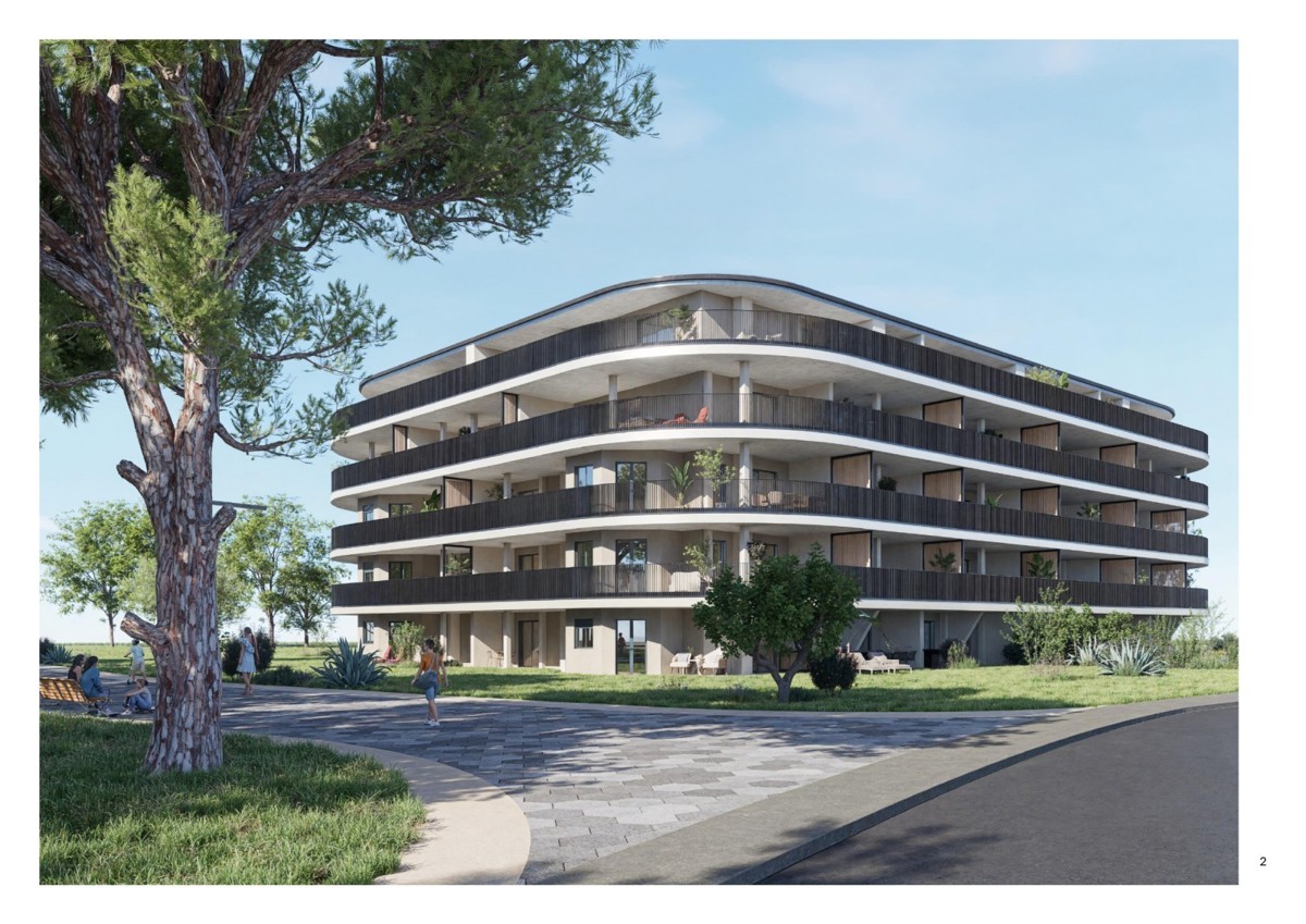 Appartamento con 1 camera da letto al 2° piano di un edificio di alta qualità con ascensore a Umago