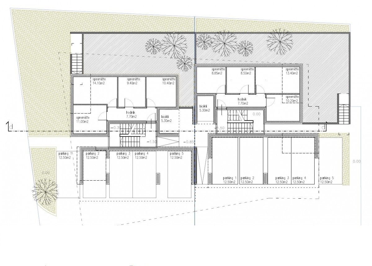 Appartamento al 1° piano con vista sul mare nelle vicinanze di Umago (F2 )