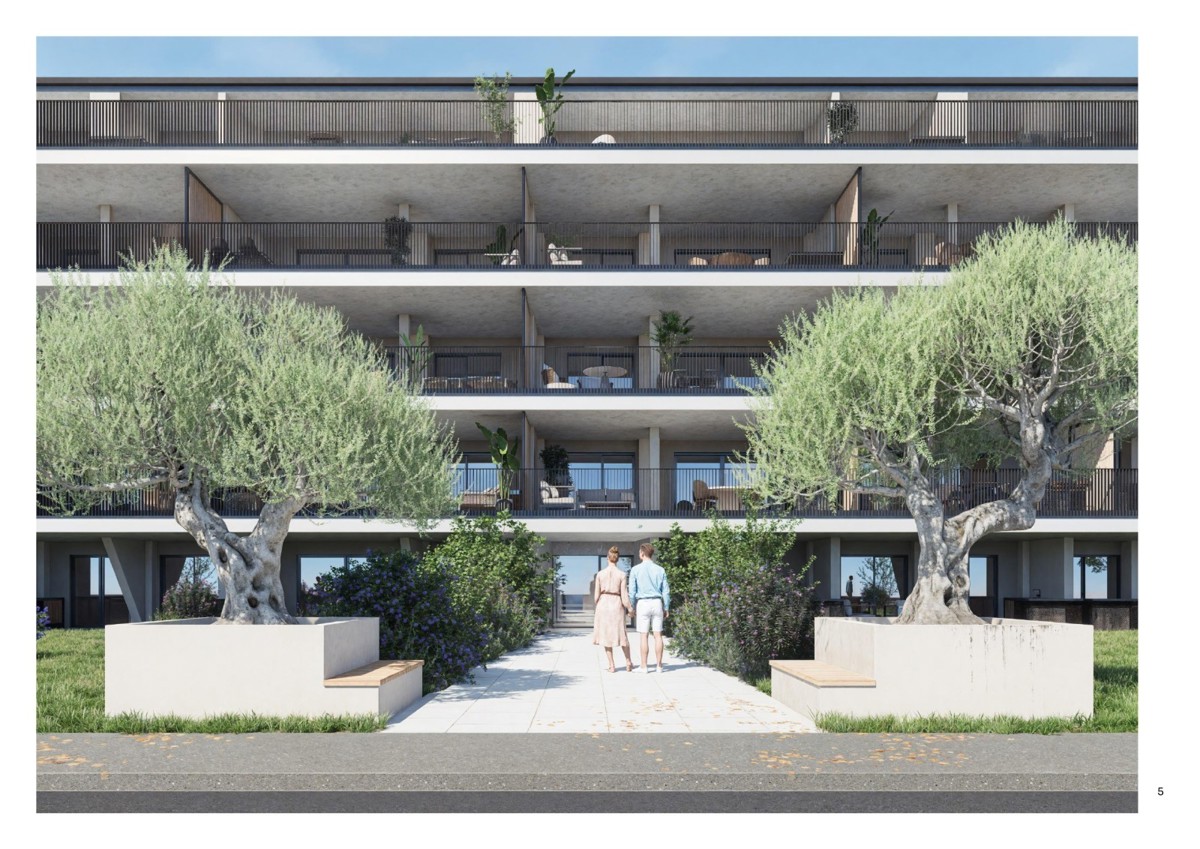 Appartamento con 2 camere da letto al 2° piano di un edificio di alta qualità con ascensore a Umago