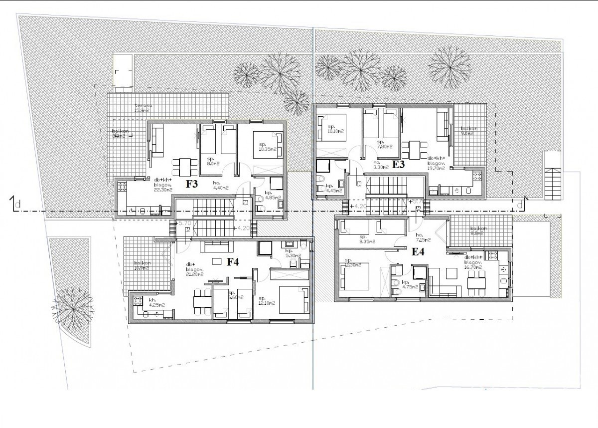 Appartamento bilocale con vista mare nelle vicinanze di Umago (F3)