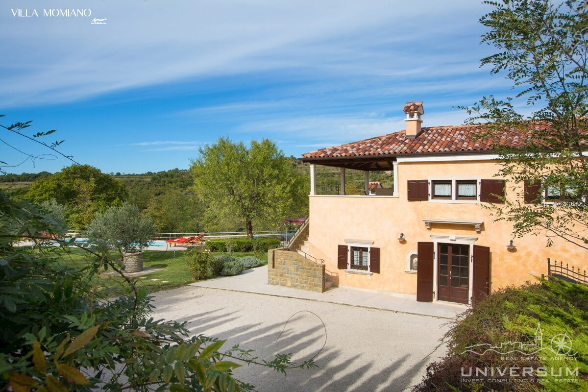 Bella casa in pietra isolata con piscina nelle vicinanze di Buie