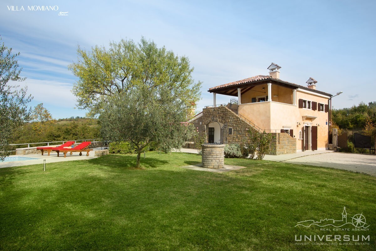 Bella casa in pietra isolata con piscina nelle vicinanze di Buie