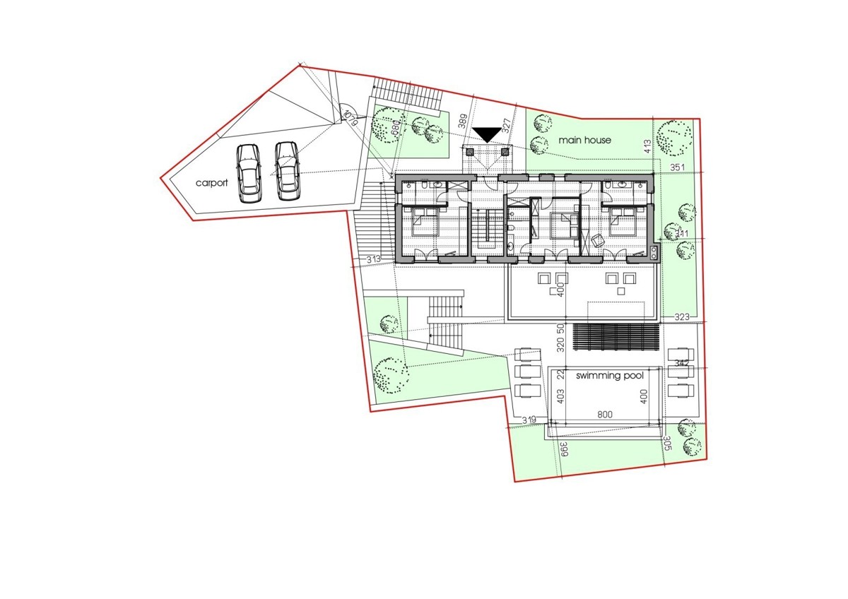 Terreno con permesso di costruzione vicino a Montona