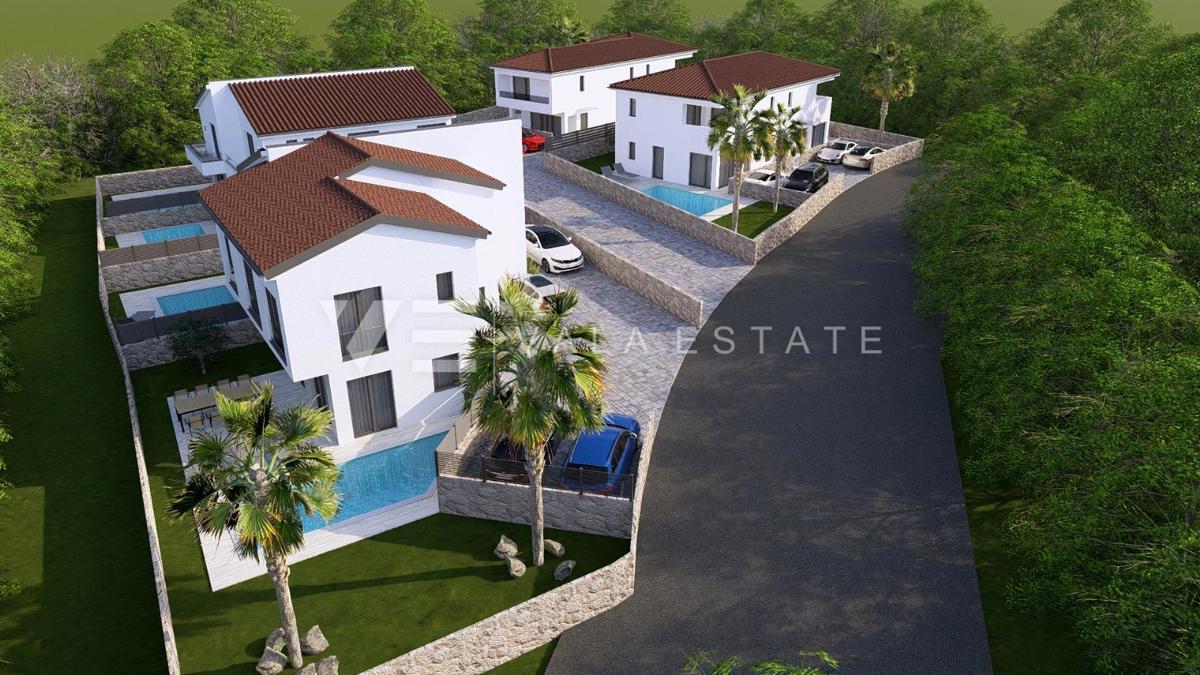 NUOVA CASA DOPPIA MODERNA CON PISCINA E GIARDINO