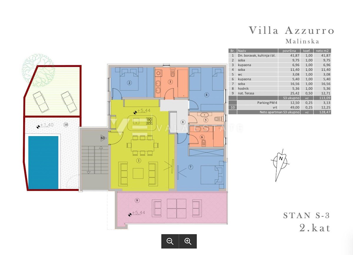 APPARTAMENTO DI LUSSO IN ATTICO CON PISCINA E VISTA MARE