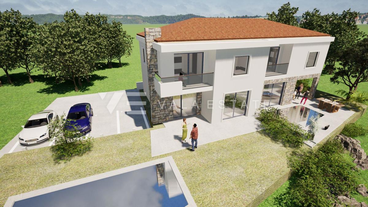 CASA DOPPIA MODERNA CON PISCINA E VISTA MARE