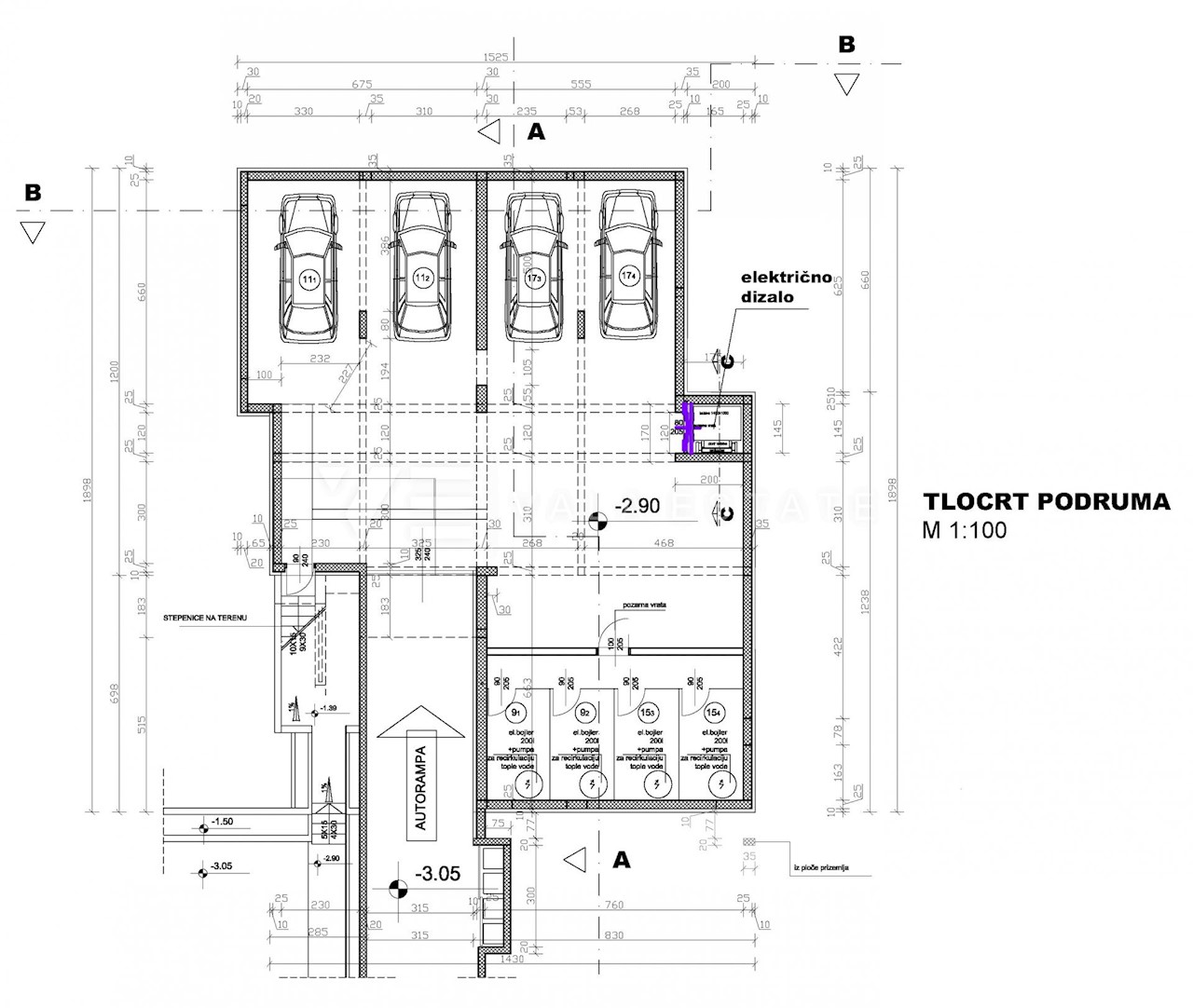 Moderno appartamento penthouse con piscina privata e aperta vista sul mare