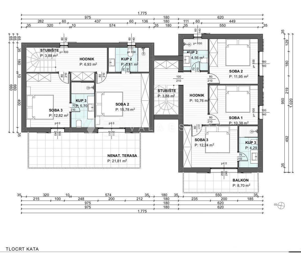 TERRENO EDIFICABILE CON PROGETTO CONCETTUALE PER COSTRUZIONE DI UNA CASA DOPPIA