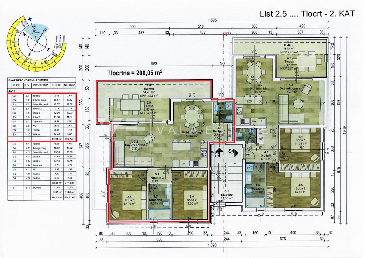 APPARTAMENTO NUOVO CON VISTA MARE APERTA E UNITÀ APPARTAMENTO AGGIUNTIVA