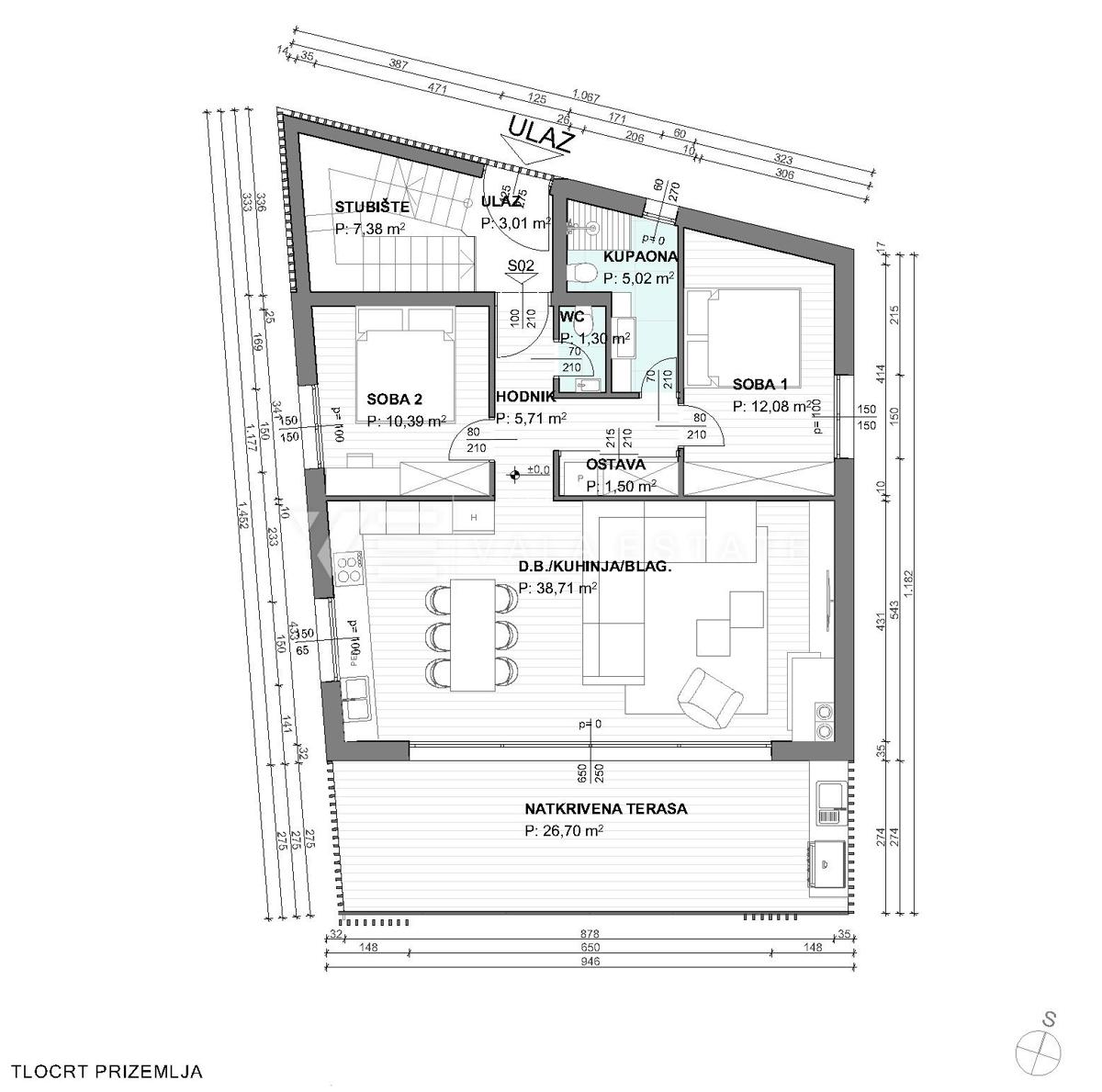 APPARTAMENTO AL PIANO TERRA DI NUOVA COSTRUZIONE IN POSIZIONE ATTRAENTE