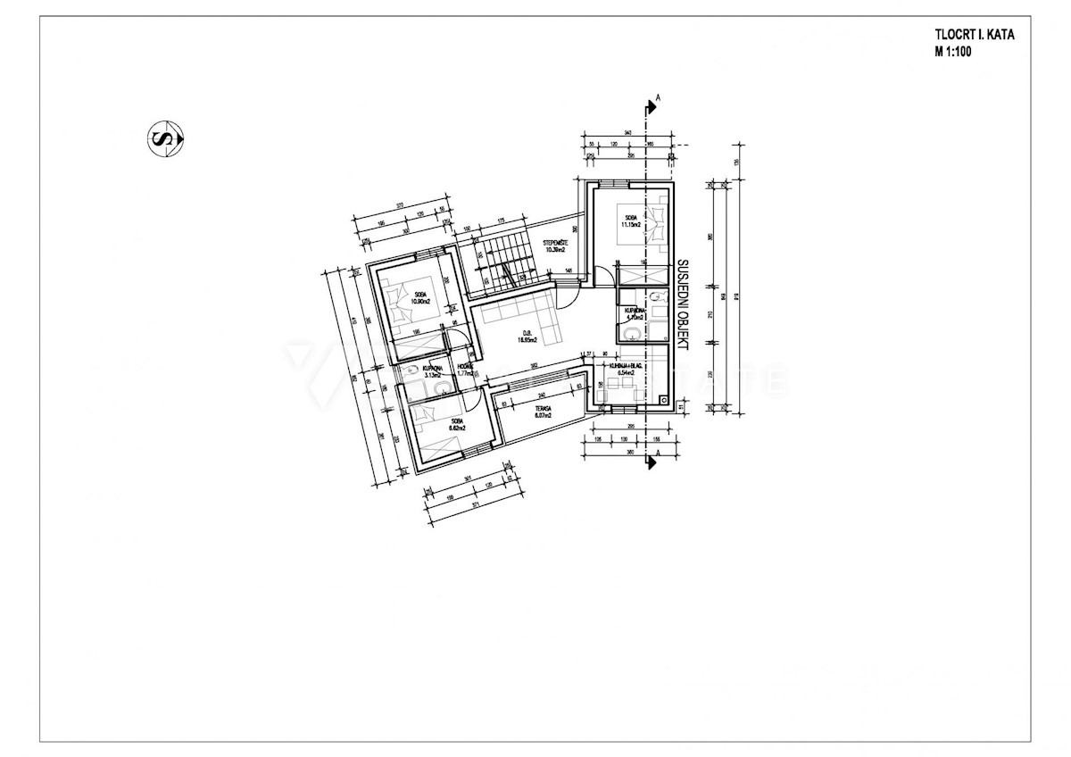 TRILOCALE AL PRIMO PIANO DI NUOVA COSTRUZIONE