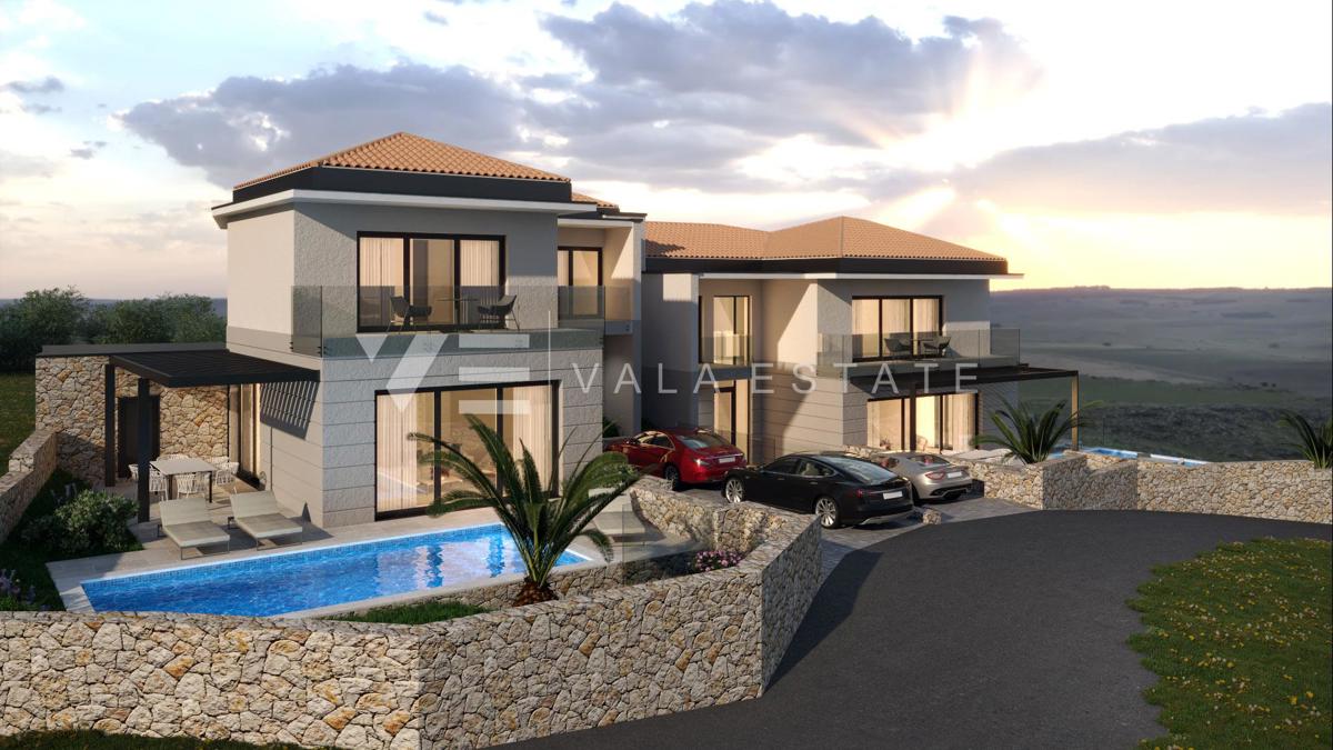 NUOVA VILLA DOPPIA MEDITERRANEA CON VISTA MARE APERTA