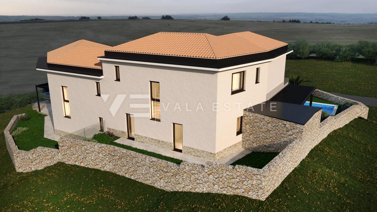NUOVA VILLA DOPPIA MEDITERRANEA CON VISTA MARE APERTA