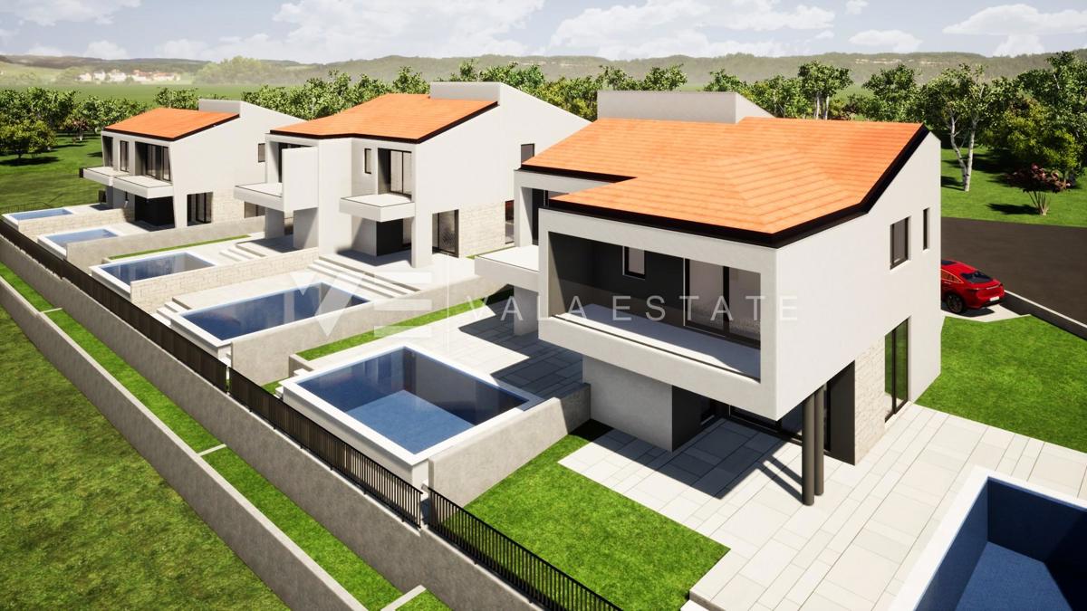 MODERNA CASA DOPPIA CON PISCINA E VISTA MARE