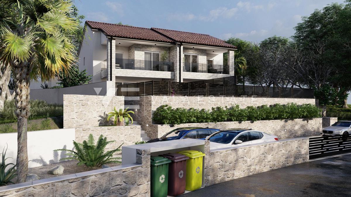 NUOVA VILLA DOPPIA IN POSIZIONE TRANQUILLA CON VISTA MARE