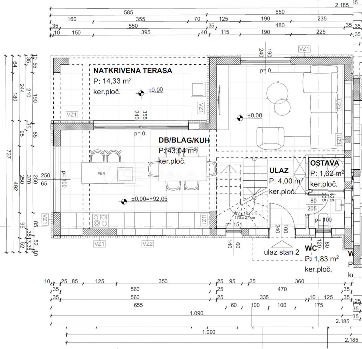 MODERNA CASA DOPPIA CON PISCINA E VISTA MARE