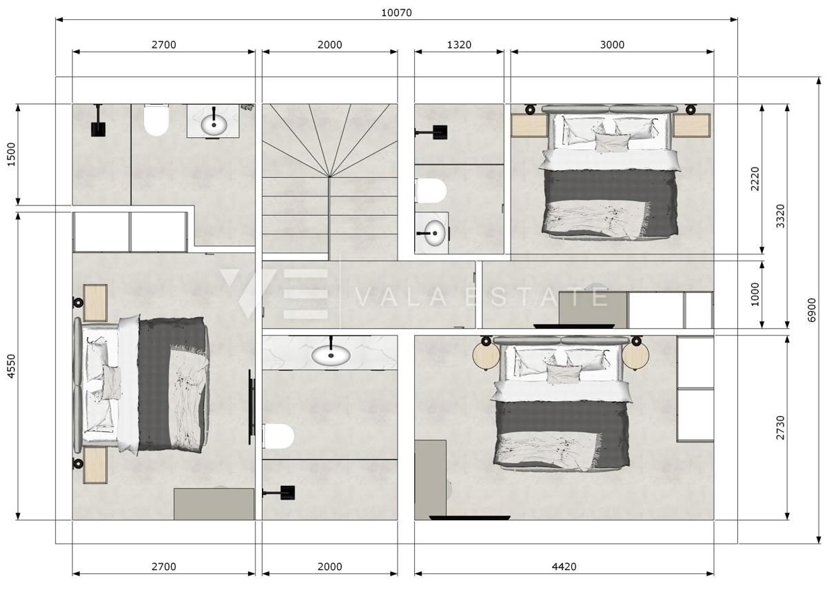 MODERNA CASA DOPPIA CON PISCINA E VISTA MARE