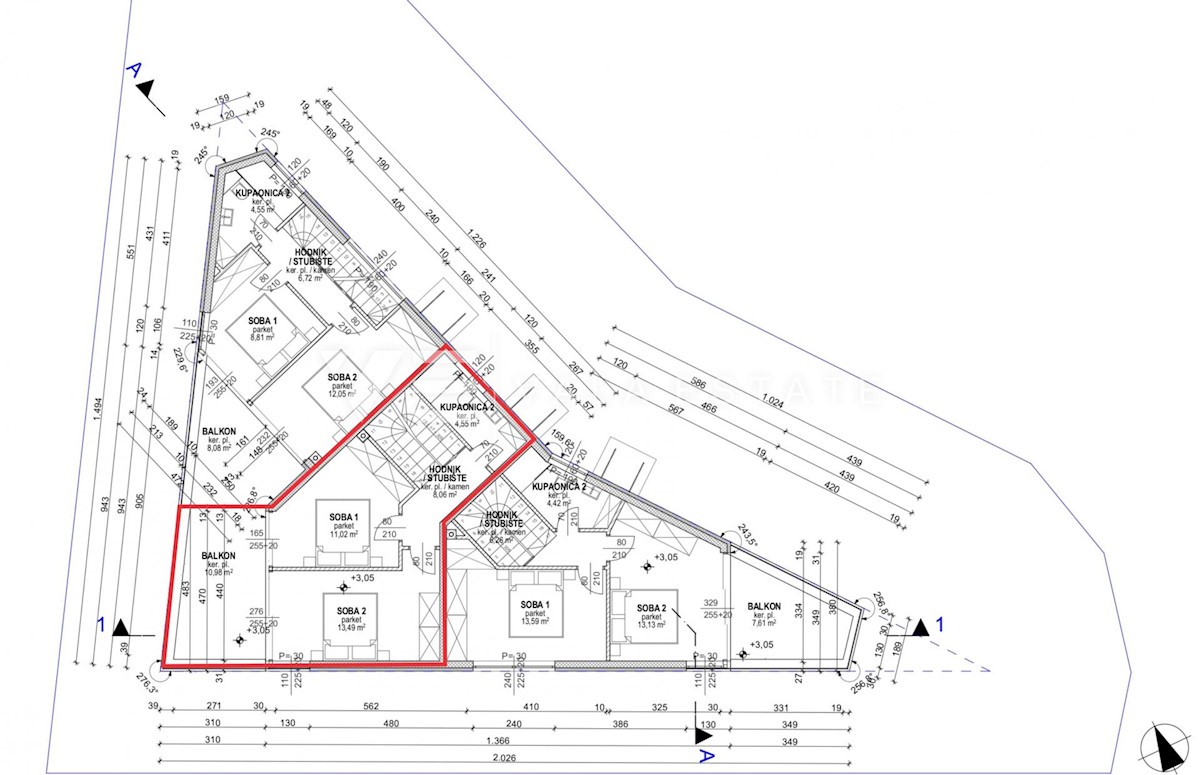 NUOVO APPARTAMENTO SU DUE PIANI CON VISTA MARE