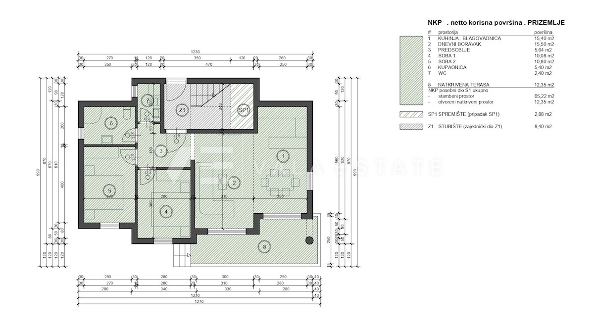 APPARTAMENTO AL PIANO TERRA CON GIARDINO, PISCINA E VISTA MARE