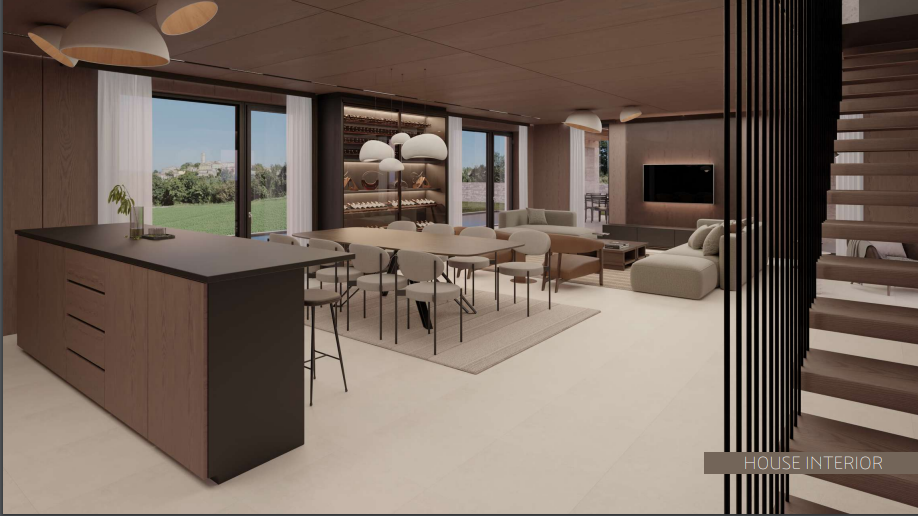 Oprtalj, Terreno edificabile con vista unica e permesso di costruire