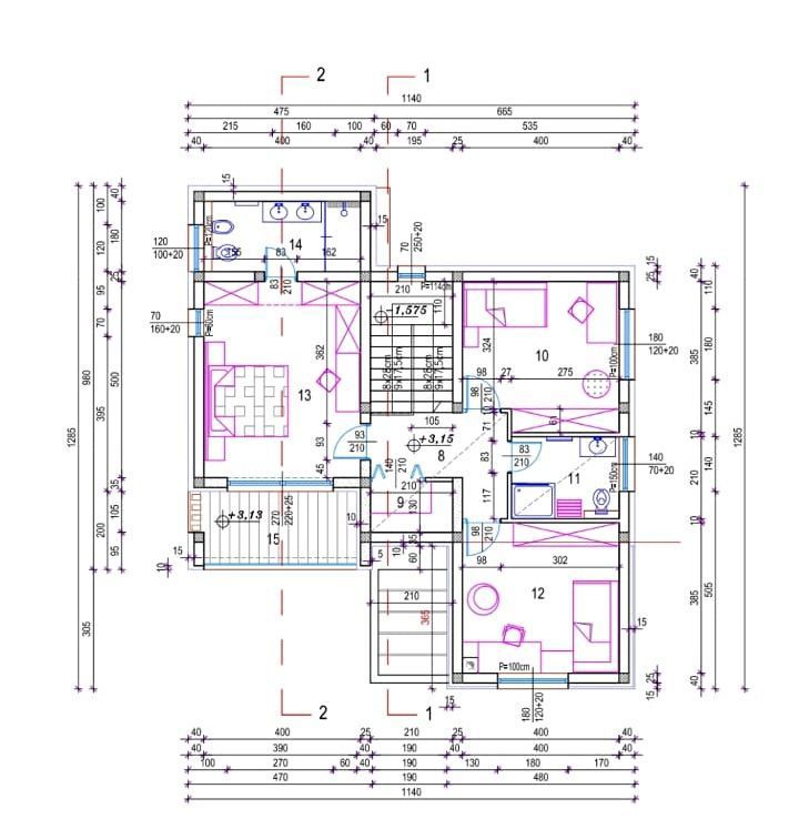 Casa in costruzione con piscina e vista mare, vicino a Marčana