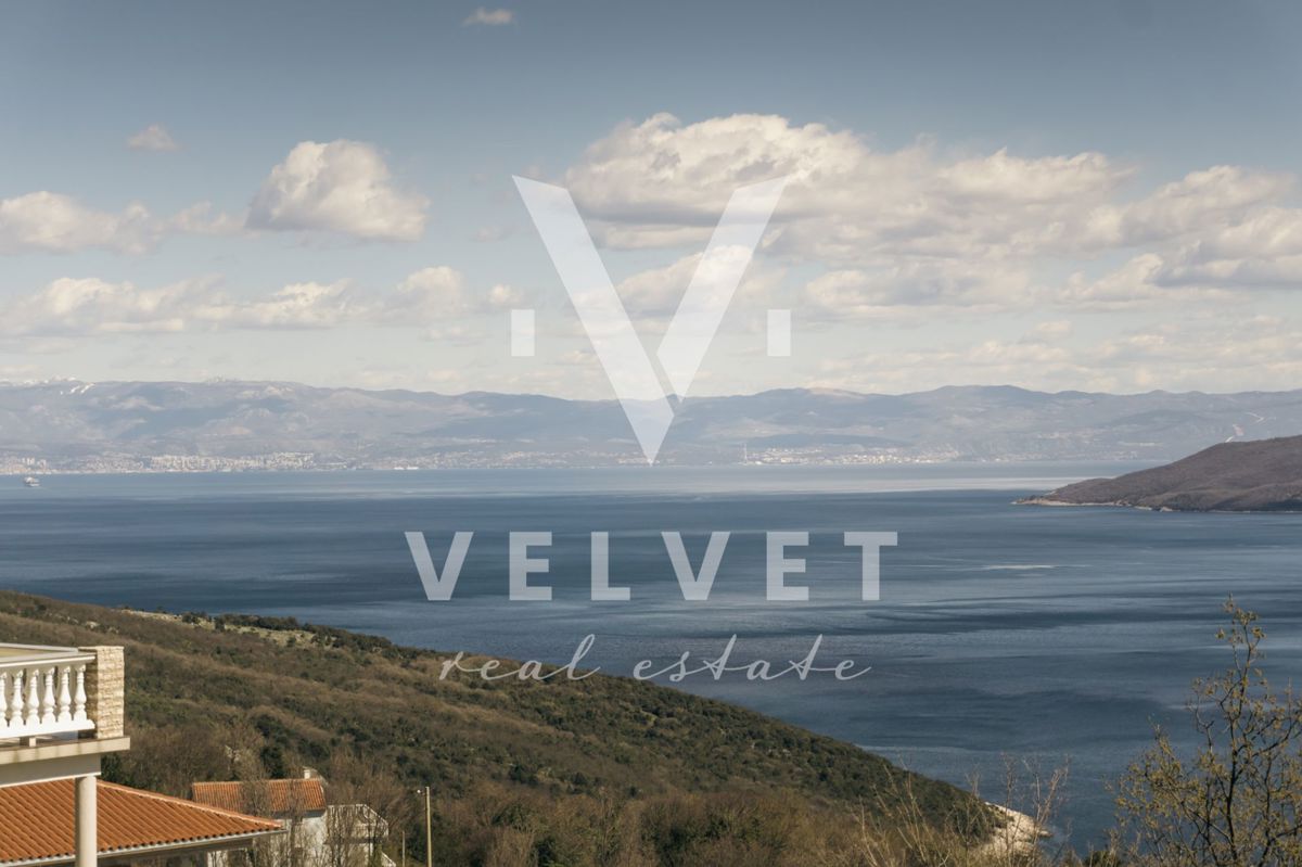 Istria, Labin, dintorni, casa con vista mare aperta