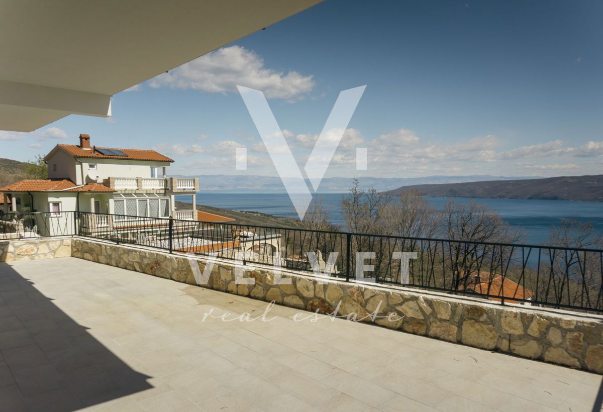 Istria, Labin, dintorni, casa con vista mare aperta