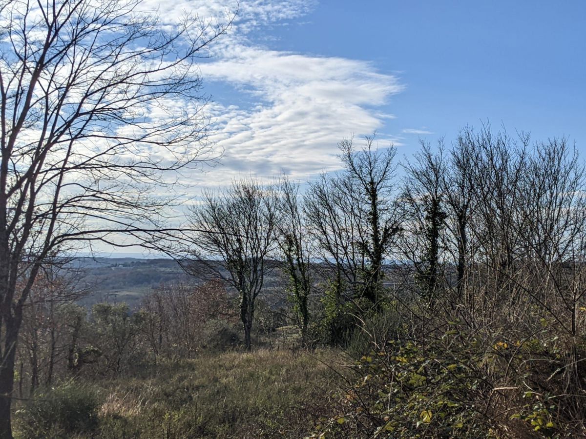 Terreno edificabile con vista, vicino a Grožnjan