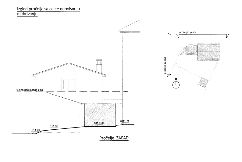 Casa in pietra da adattare con progetto, Svetvinčenat