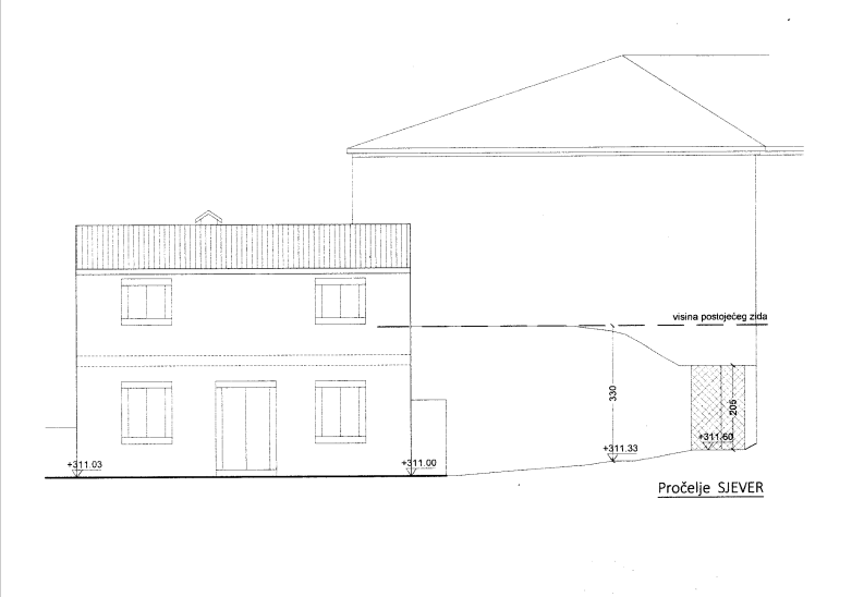 Casa in pietra da adattare con progetto, Svetvinčenat