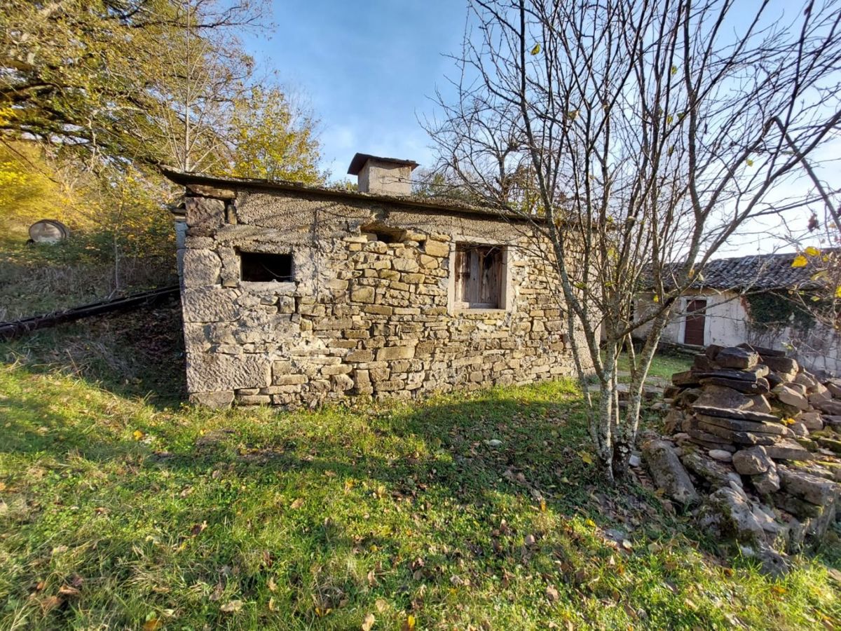 Cerovlje, casa in pietra da ristrutturare con vista