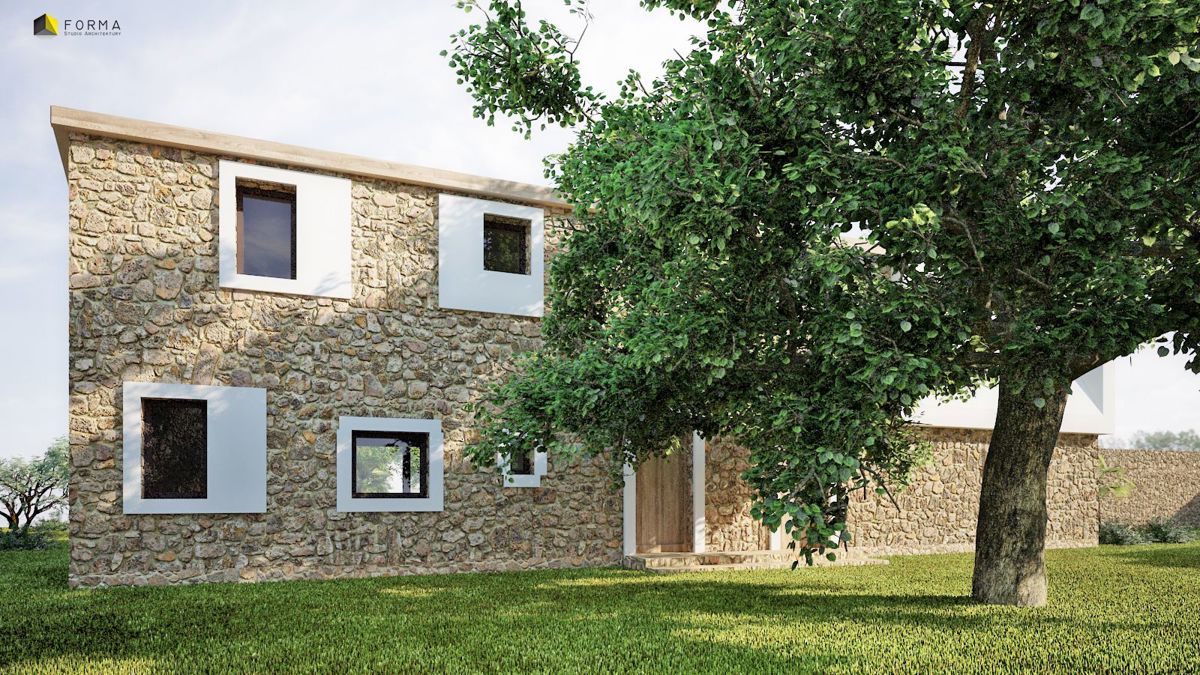 Casa antica con permesso di costruzione, Kršan