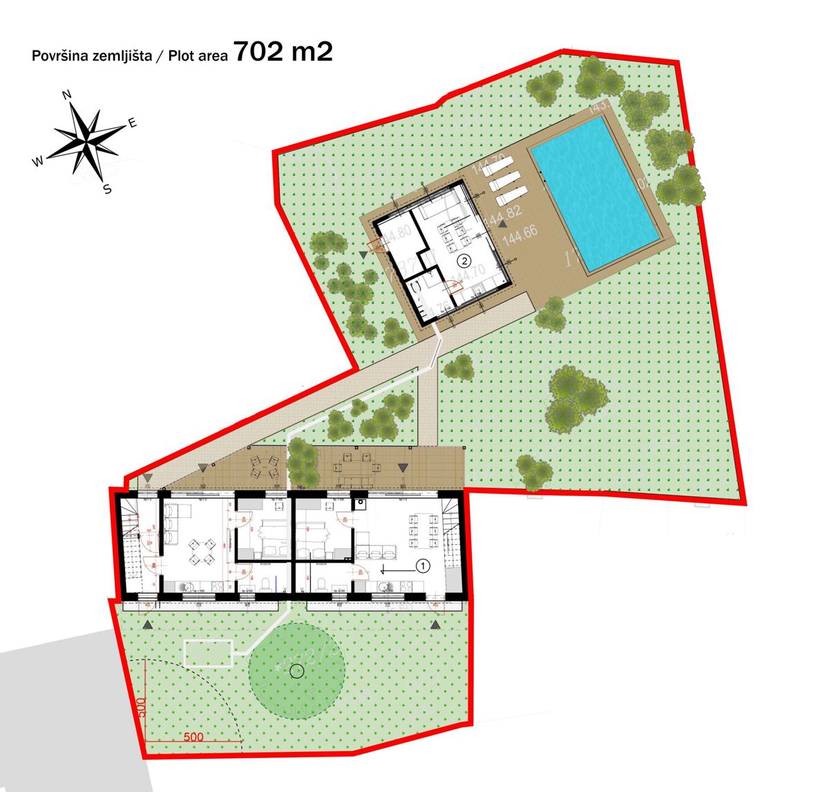 Casa antica con permesso di costruzione, Kršan