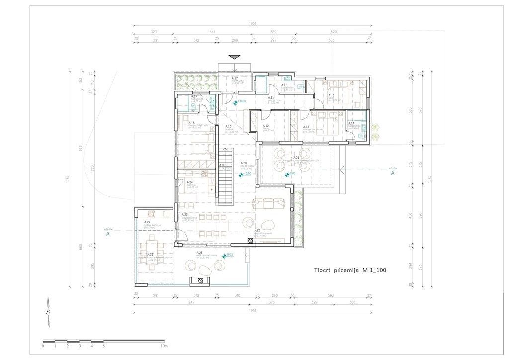 È iniziata la costruzione di una casa con piscina vicino a Gračišće