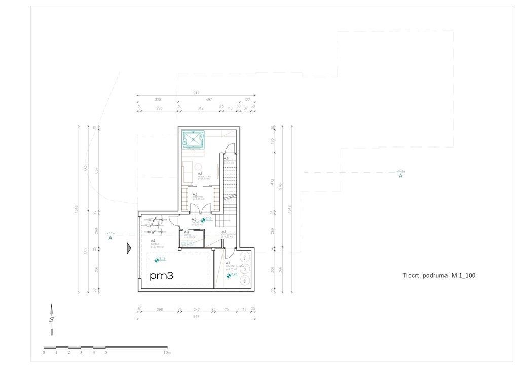 È iniziata la costruzione di una casa con piscina vicino a Gračišće