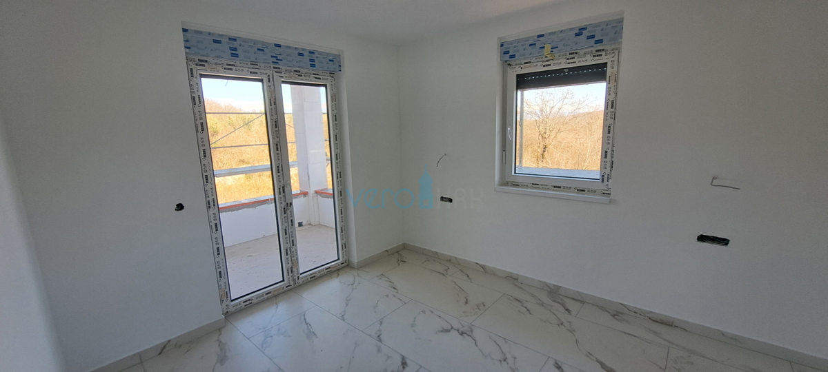 Uvala Soline, isola di Krk, dintorni, appartamento bilocale al piano, terrazza, nuova costruzione, vista, vendita