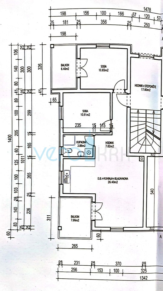 Uvala Soline, isola di Krk, dintorni, appartamento bilocale al piano, terrazza, nuova costruzione, vista, vendita