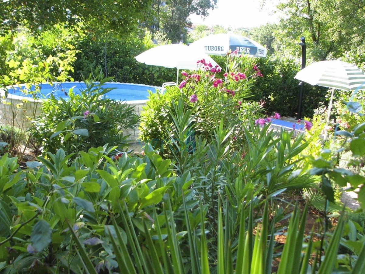 Isola di Krk, dintorni, bella casa con piscina e giardino paesaggistico