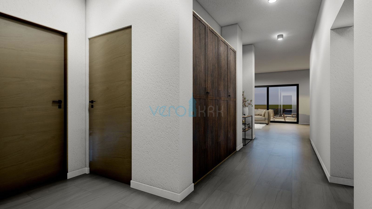 Vrbnik, isola di Krk, appartamento 162 m2, piscina, palestra, giardino, vendita