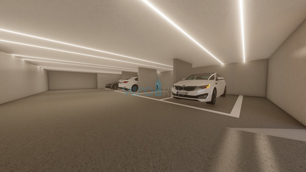 Città di Krk, centro, appartamento di lusso 90m2, garage, terrazzo